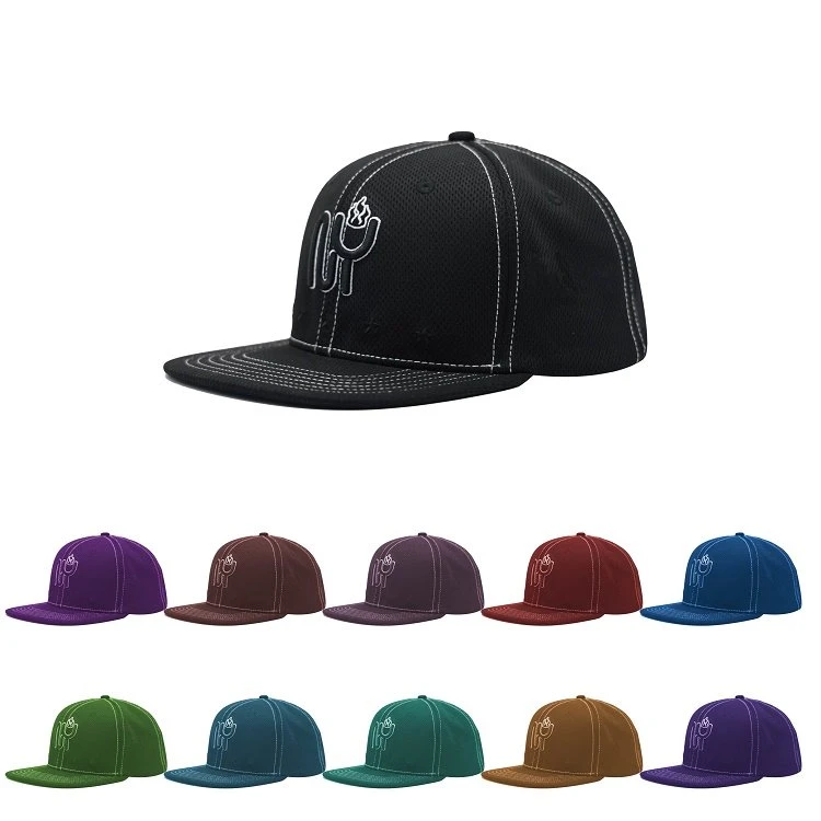 Καπέλα snapback από υλικό ζέρσεϊ σε μαύρο χρώμα