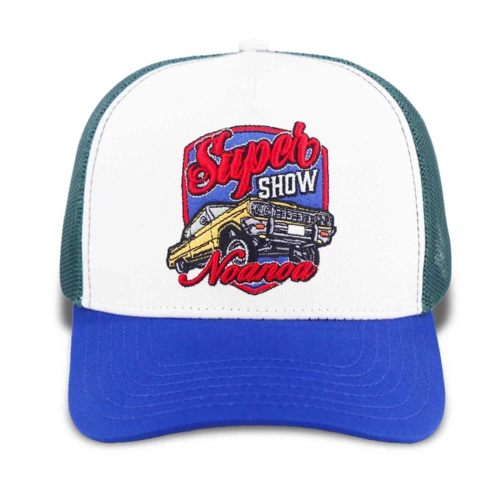 Vintage Car Pattern Trucker Cap